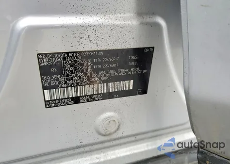 2015 Toyota Rav4 Le из США, поврежденный, VIN JTMBFREV6FJ036455